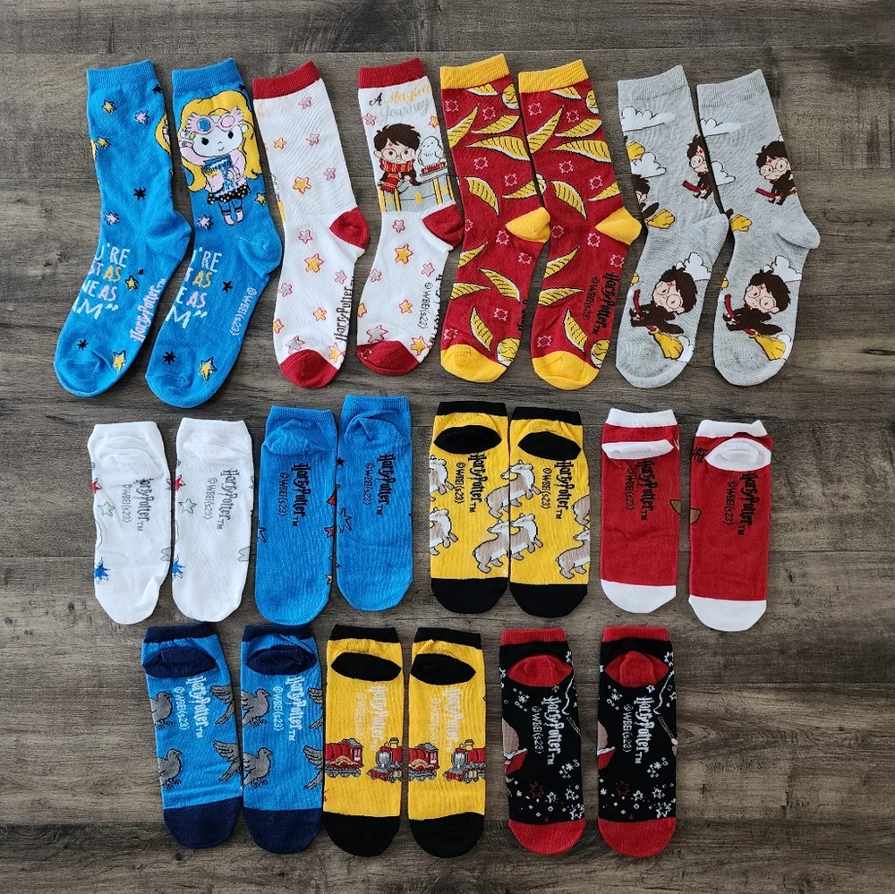 Harry Potter Women's Sock Lot of 11 Pairs NWOT